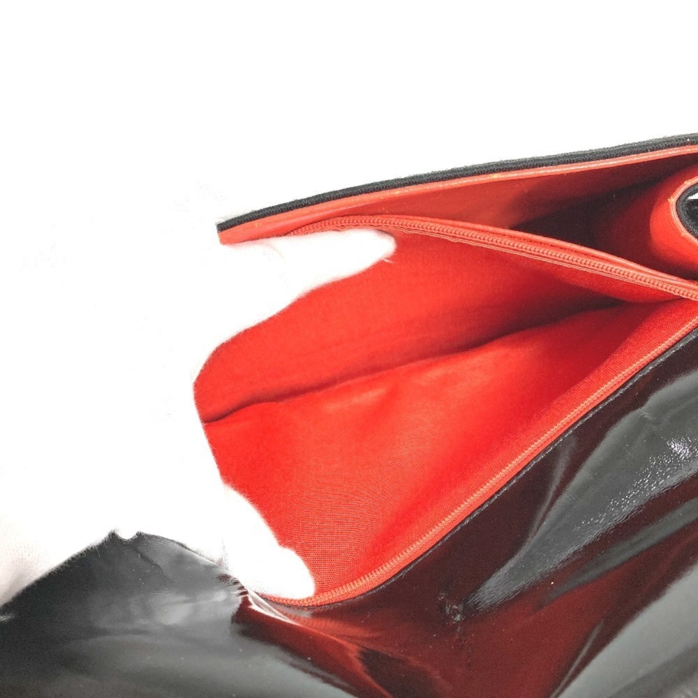 CHANEL Vintage Black Leather Logo Shoulder Bag - Picture 14 of 16